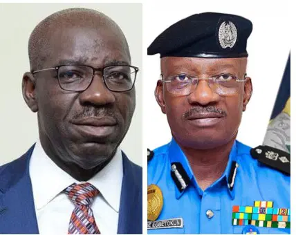 Edo guber: Tension as IGP, Obaseki, PDP disagree over Police alleged bias